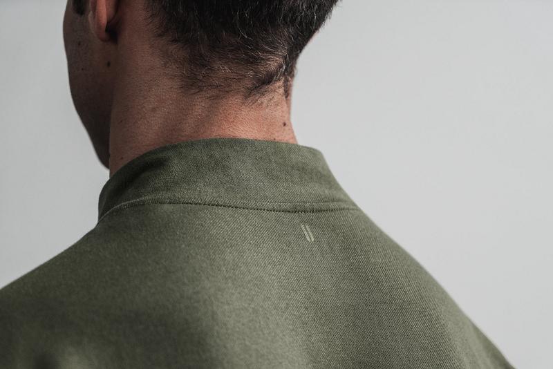 Olive Nobull Twill Zip-Up Men's Hoodie | CA Y1552X